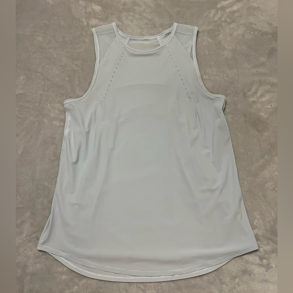 Lululemon Athletica Light Blue Fast and Free Tank Top